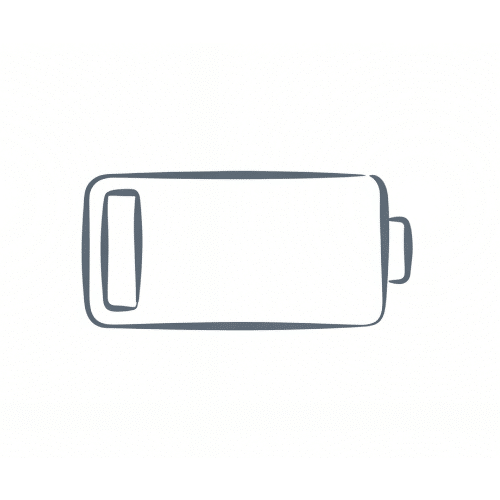 Icon einer leeren Batterie